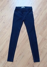 Clockhouse Pull On Jeans Hose SKINNY Jegging Leg SLIM XS/34 dunkelblau Taschen 