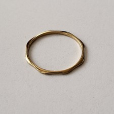 Ring Wellenring 375 GG Gelbgold Gr. 54 Elli Stapelring