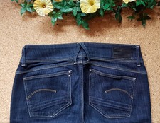 ❤️ G-STAR Jeans LYNN MID SKINNY  S 36 W 28 L32  herrlicher DARK WASH ❤️