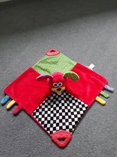 Nûby bunt Welpe Hund Baby Schnuller/Baby-Schmusetuch-ca. 11 x 11 cm