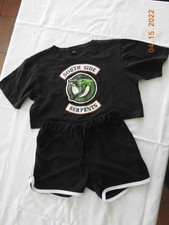 Riverdale South Side Serpents Crop Top + Short Gr. S (165) 