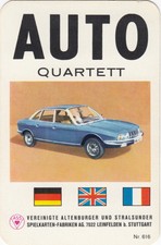 Deckblatt zu Auto Quartett,  Artikelnummer 616, ASS, von 1967