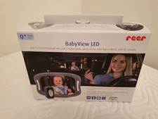 LED Auto-Sicherheitsspiegel von reer - Baby-Rücksitzspiegel - BabyView Rücksitz