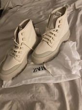 Zara Stiefelette Boots beige Gr.39 neu