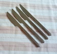4 stellare Dinnermesser moderner schmaler Griff exakter Zustand
