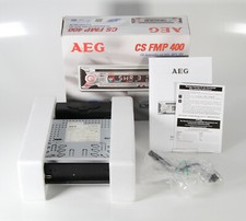  AEG CS FMP 400 Autoradio mit USB, MP3 CD, RDS, ID3 - geeignet für 1 DIN Schacht