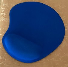 Ergonomisches Gel Mauspad mit Handballenauflage blau / Ednet® 64218
