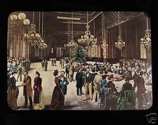 Glas Magic Laternenrutsche SALOON AT MONTE CARLO C1890 CASINO FRANKREICH