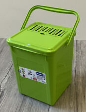 Rotho BIO Kompost Eimer Mülleimer 9L Komposteimer GRÜN m. Aktivkohlefilter R7m