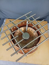 Stövchen Untersetzer SPRING FIRESTAR Kupfer-Fonduekocher mit Edelstahlrost, 