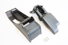 BMW E46 3er Mittelarmlehne Konsole Mittelkonsole schwarz Leder