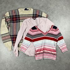 Konvolut von 3 Damen Knitter Pullover Medium Tommy Hilfiger Nautica
