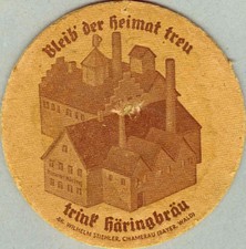 Bierdeckel Hofmark Brauerei KG Loifling b.Cham Nr.1 !!! 1 Nagelloch !!!