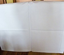 Weißware Tischdecke Tafeltuch 140x180 weiß  Leinen Hohlsaum