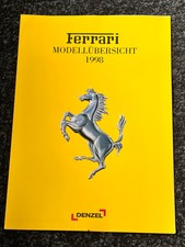 Ferrari Modellübersicht Prospekt Katalog Berlinetta GT / GTA Maranello 1998
