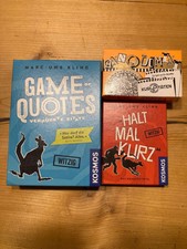 Game of Quotes, Halt mal kurz, Anno domini - Spielpaket bestehend aus 3 Spielen