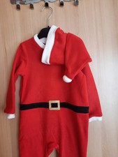 Baby, Weihnachtsmann Kostüm, Overall, 2 tlg., Gr. 86/92, H und M, NEU