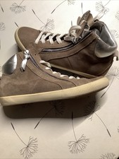 PETER SCHMID , Gr.40, Hoher Sneaker, Braun