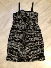 Ann Taylor, Loft Etuikleid, Gr. 10 US = M , schwarz-weiß, neuwertig