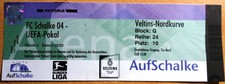 FC Schalke 04 Ticket (1) gegen Warschau 2002/2003 UEFA Pokal Legia Warschau /9