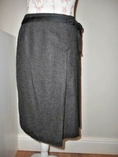 HIRSCH  Rock Wollrock anthrazit GR 38 M Knielang NEUWERTIG dunkelgrau Office