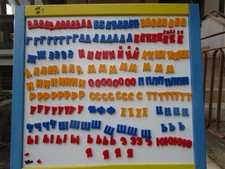 Magnetische Buchstaben kyrillisch großes Set TOP Zustand