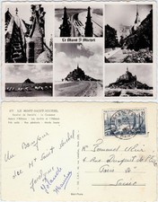 CPA Mont-Saint-Michel Mehrbild Schafe und Detailbilder 1957