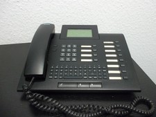 Siemens Optiset e-memory Systemtelefon schwarz mit Hörer und Spiralkabel