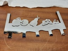 Robuste Aufhänger für Tür aus Edelstahl 5 Haken Handtuchhalter Türgaderobe...etc