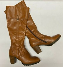 Ara Stiefel 36 cognac kniehoch gefüttert echtes Leder