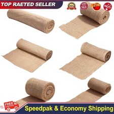 Zum Selbermachen Natürliche Jute Vintage Tisch Land Hochzeit Festival Party Girlande Zelt Dekor