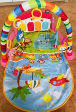 Erlebnisdecke mit Musik Spieldecke mit Spielbogen Spielmatte Krabbeldecke