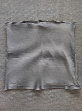 H&M Damen Bandeau Top M Weiß Schwarz Gebraucht Ärmellos Oberteil Basic Sommer 38