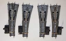 Piko 4 Weichen re/li Handbetrieb Hohlprofilgleis DDR H0 1:87