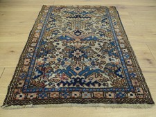 Antiker Seltener Heriz Perserteppich handgeknüpft 86x65cm
