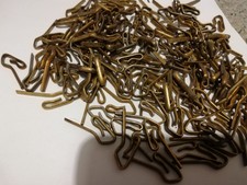 Vintage Messing Farbe/Metall Vorhang Klebeband Haken & Rollen Dinge 150 Stück