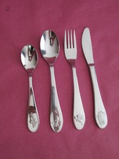 Kinderbesteck Biene Maja  4-teilig  Monogram Edelstahl 18-10 gebraucht