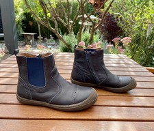 BISGAARD Stiefeletten CHELSEA Boots - Gr. 32 - Leder blau