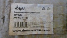 DEMA Sonnenschirmständer weiß SST W 50 NP 25,99€
