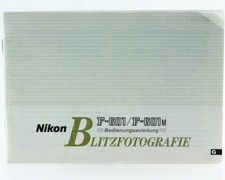 Bedienungsanleitung Nikon F-601/F-601M f601/f601M f 601 f 601 m Anleitung