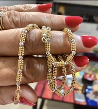 585 Gold Collier Kugeldesign exklusive Halskette 16,2 Gramm