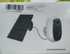 Zeetopin 1080P Drahtlose Outdoor-Überwachungskamera WiFi Solar Wiederauflaudbar 