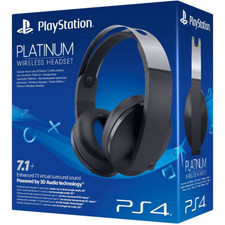 Sony PlayStation Wireless Headset Platinum virtueller 7.1 Surround Sound (PS4)