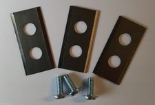 8x Edelstahl-Messer, Klingen  & 8Schrauben Landroid® Worx WG794 WG790E WG795E