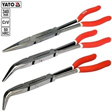 Doppelgelenk-Zangen Spitzzange Telefonzange 330mm extra Lang Flachrundzange YATO