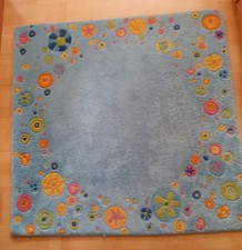 Teppich Haba Mille Fiori reine indische Wolle Kinderzimmer