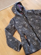 Neuw CMP Wollfleecejacke 34/36/XS Schurwolle walk filz outdoor wandern trekking