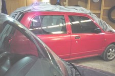 Daihatsu Cuore L7 L701 4 / 5 türer rot  Schaltwagen Alufelgen DZM