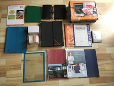 Büroartikel-Terminplaner Leder- Vertretermappe - Fächer/Bewerbungsmappe Konvolut