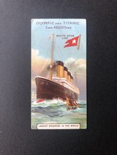 CADBURY 1911 - TITANISCHE KARTE - WEISSE STERNLINIE (ORIGINALAUSGABE) CADBURYS